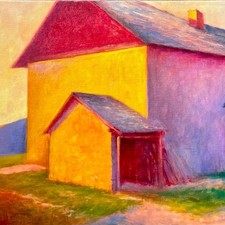 Dipinto case rurali – olio