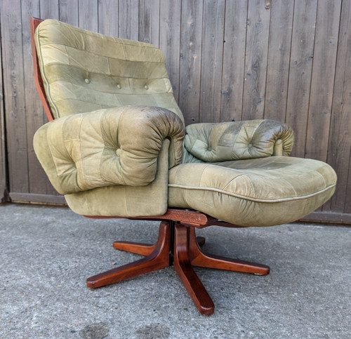 Design vintage sedia - vintage, pelle