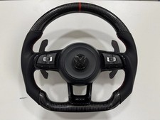 Volante in carbonio Volkswagen GTI Golf 7 7,5 Polo 6R Passat B8 COMPLETO Steering Wahl