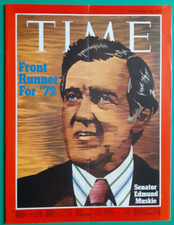 Edmund Muskie TIME 1971 September 13 magazine senator Front runner for '72