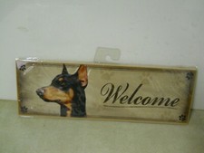 Insegna da parete Doberman