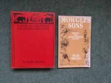 Vintage Scout Books x2 - Land/Sea Tales for Scouts/Guides + 1923/Mowgli s Sons