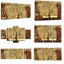 Canvashop quadri moderni Klimt Albero della vita Stampa su tela canvas arte casa
