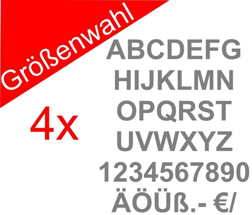 Adesivi lettere numeri lettere