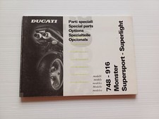 Ducati Performance catalogo parti speciali 916-748-Monster-SS originale