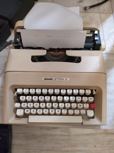 Macchina scrivere olivetti - scrivere,