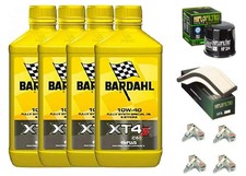 KIT TAGLIANDO ZX-10R NINJA 2006/07 BARDAHL XT4-S 10W40 FILTRO OLIO ARIA CANDELE