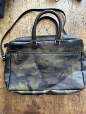 Borsa Gagà Milano Porta PC Special Edition In Pelle Di Vitello Camouflage
