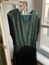 Abito Corto Verde Paillettes