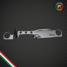 Cover Plancia in Carbonio Vero Fiat Abarth 500 595 695 Restyling Con logo 500