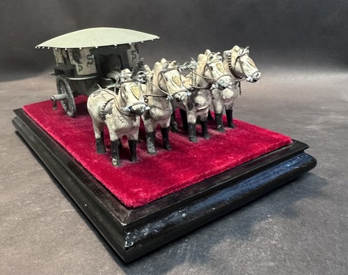 Antique horse drawn carriage - horse-drawn,