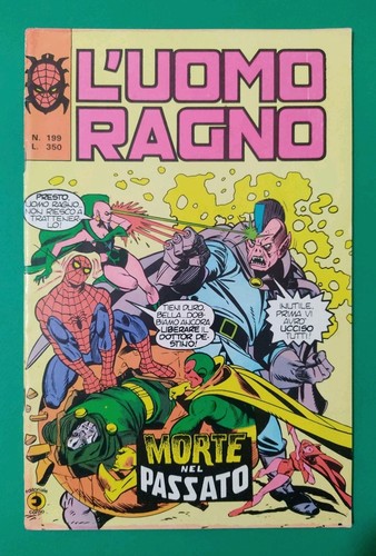 Uomo ragno 199 editoriale - ragno, n.199