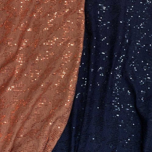Tessuto maglia lana - lana, paillettes