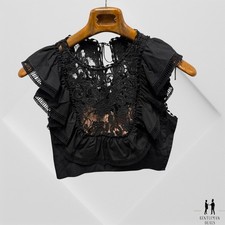 Top nero Alberta Ferretti