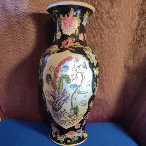 Vaso famiglia noire porcellana