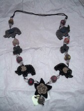 Collana lana cotta lunga - collana,