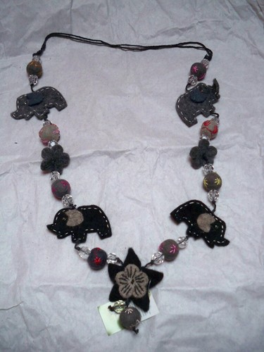 Collana lana cotta lunga - collana,