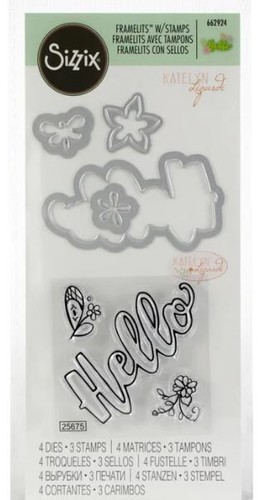 Hello sizzix stamp - #2,