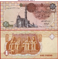 EGITTO 1 STERLINA 1994 P 50e UNC spedizione gratuita da 100$