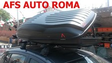 BOX AUTO PORTABAGAGLI BAULE G3 REEF 580+BARRE OPEL ASTRA BERLINA ANNO 2004