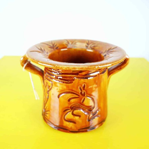 Vaso vintage smaltato - vaso,