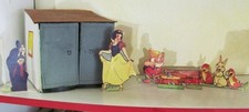 Biancaneve la Strega il Nano Dotto ecc. in cartone sagomato GROSS MONTI anni 40*
