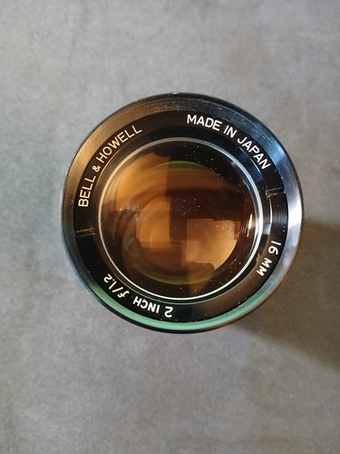 Bell howell 16mm lente - bell,