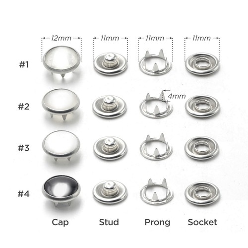 Set chiusure scatto - set, 50