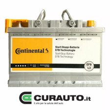 BATTERIA CONTINENTAL AUTO EFB Start&Stop 70Ah 760A FIAT 500 GIULIETTA PUNTO EVO 