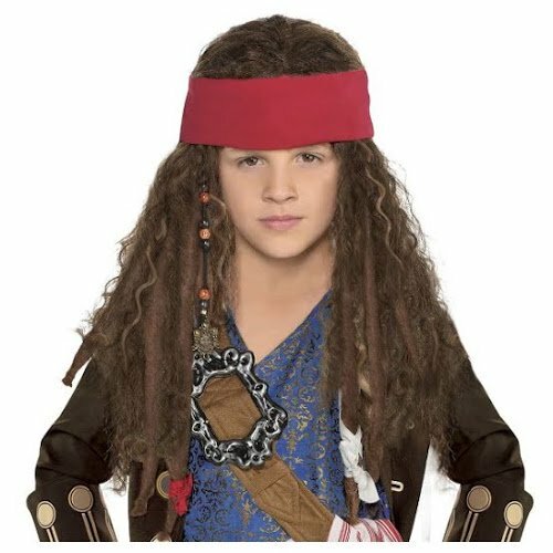 Parrucca pirata bambino jack - pirata,