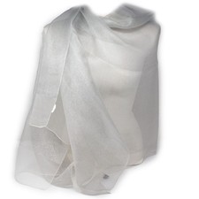 Stola cerimonia donna elegante coprispalle seta da matrimonio per abito da sera