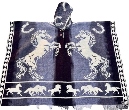 Poncho cavallo alpaca unisex - poncho,