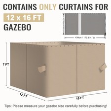 Aoodor Gazebo 12'x16' Ricambio