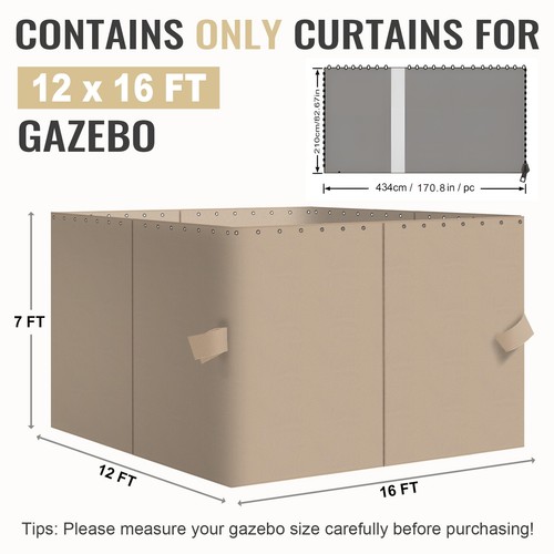 Aoodor gazebo x16 ricambio - aoodor,