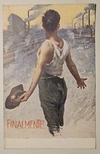 CARTOLINA PROPAGANDA - ILL. MARIO BORGONI, WW1, PRESTITO NAZIONALE