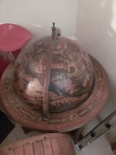 Mappamondo globo antico BAR con supporto in legno porta liquori (misure 97x111)