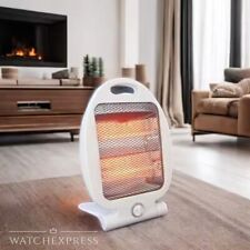 STUFA Elettrica TERMOSTUFA  al QUARZO a 2 ELEMENTI 400/800W STUFETTA ALOGENA