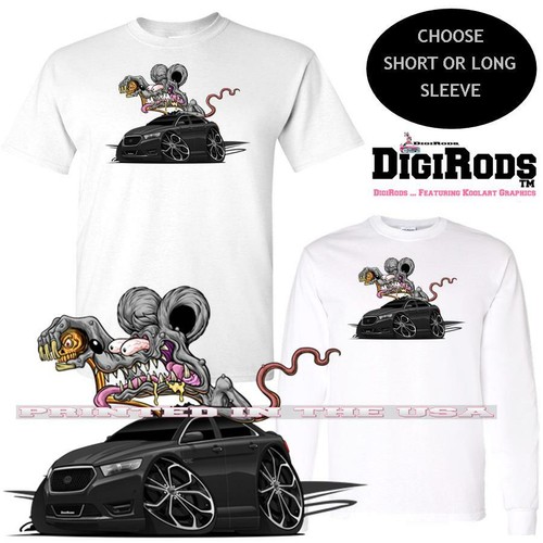 Maglietta digirods rat rod - maglietta,