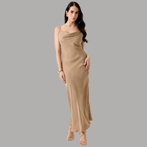 Guess vestito midi satin - vestito, in