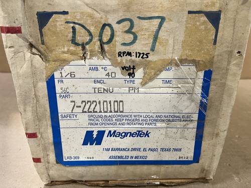 Magnetek d037 34356351543 - d037, 34356351543-0a
