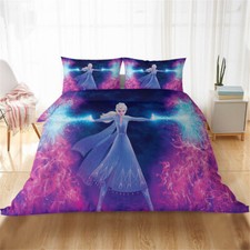 Set copripiumino trapuntato letto singolo matrimoniale king super king Frozen Elsa