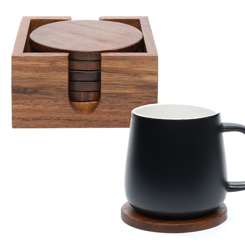 Sottobicchieri legno acacia - sottobicchieri,