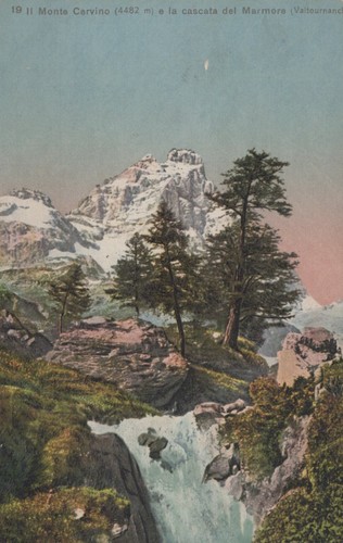 Cartolina valtournanche valle - ,