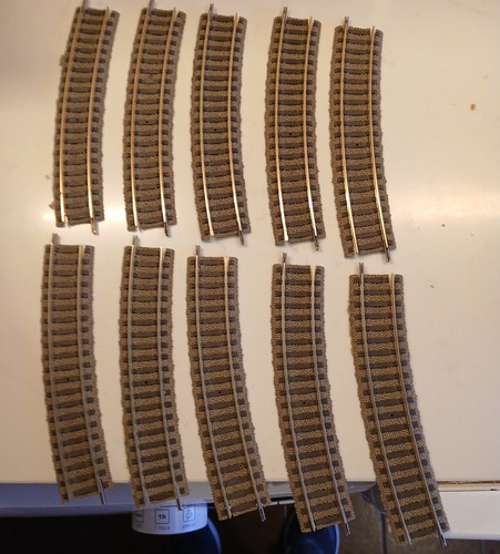 Vias curvas fleischmann - 10,