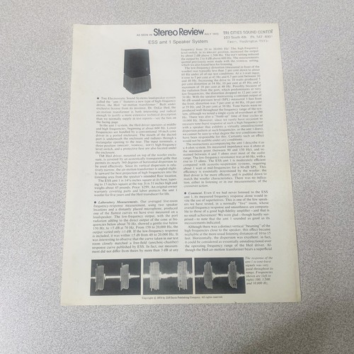 Ess amt speaker - ess, system
