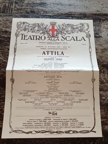 Locandina teatro alla scala - locandina,