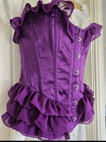 Corsetto con volant raso - volant,