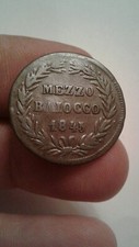 mezzo baiocco Gregorio XVI