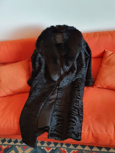 Pelliccia cappotto astrakan - pelliccia,