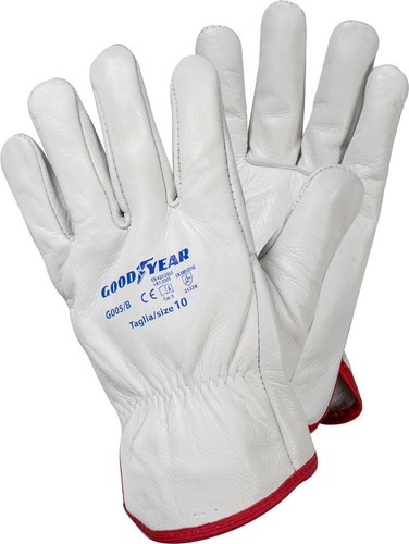 Goodyear guanti pelle pieno - goodyear,